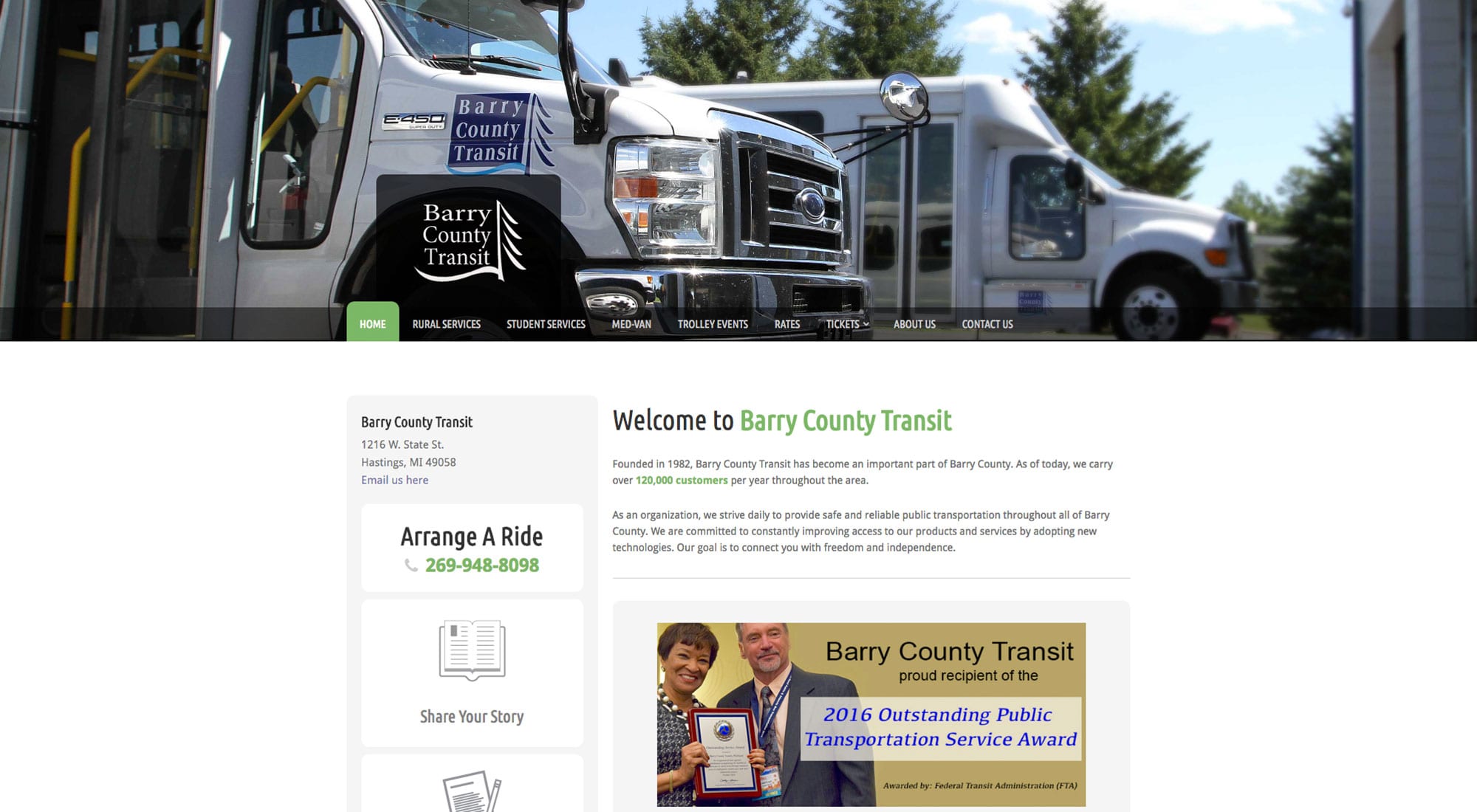 Barry County Transit in Hastings MI