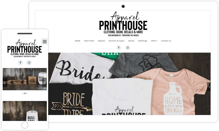 Download Apparel Printhouse Freeport MI | Pixelvine Creative